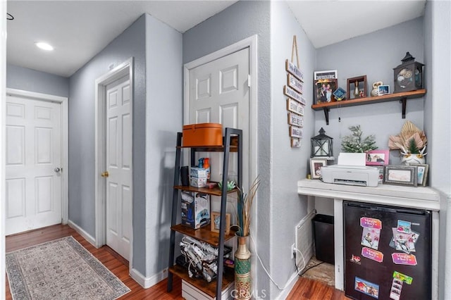 14343 Marilla Ave, Norwalk, CA 90650 - hall featuring wood finished floors and recessed lighting