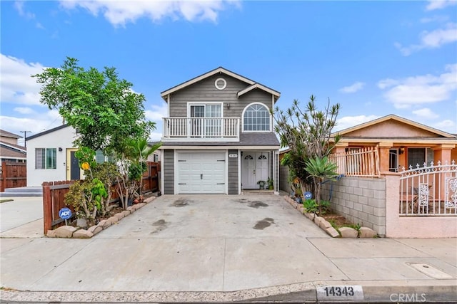 14343 Marilla Ave, Norwalk, CA 90650 - traditional-style home featuring a garage and concrete driveway