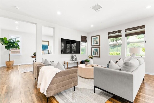 27 Cache St, Rancho Mission Viejo, CA 92694 - living area featuring recessed lighting and light wood finished floors