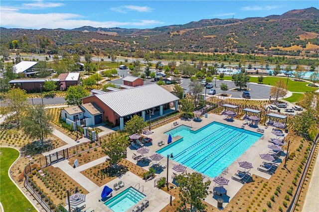 27 Cache St, Rancho Mission Viejo, CA 92694 - drone / aerial view of a pool and mountains