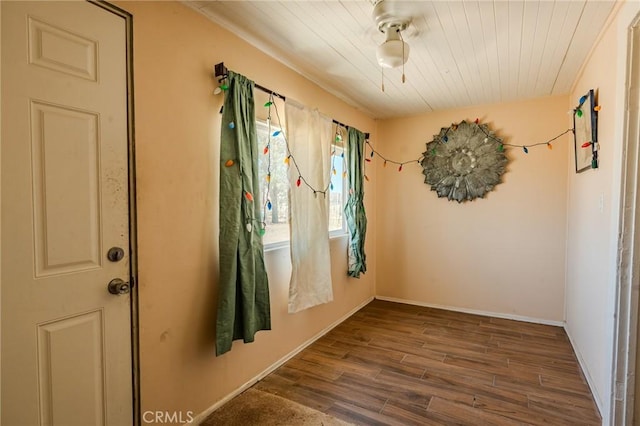 9668 W Rosamond Blvd, Rosamond, CA 93560 - empty room featuring wood finished floors and wood ceiling