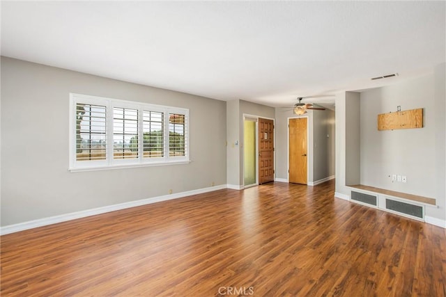 1835 Hilltop Dr, Colton, CA 92324 - spare room featuring wood finished floors and a ceiling fan