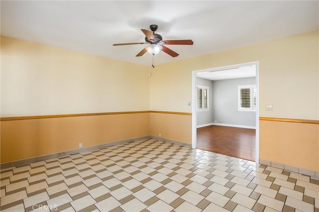 1835 Hilltop Dr, Colton, CA 92324 - unfurnished room featuring ceiling fan and baseboards
