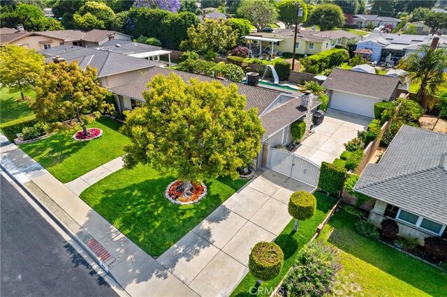 416 N Westridge Ave, Glendora, CA 91741 - aerial perspective of suburban area