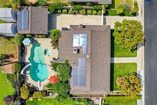 416 N Westridge Ave, Glendora, CA 91741 - aerial view of a pool area