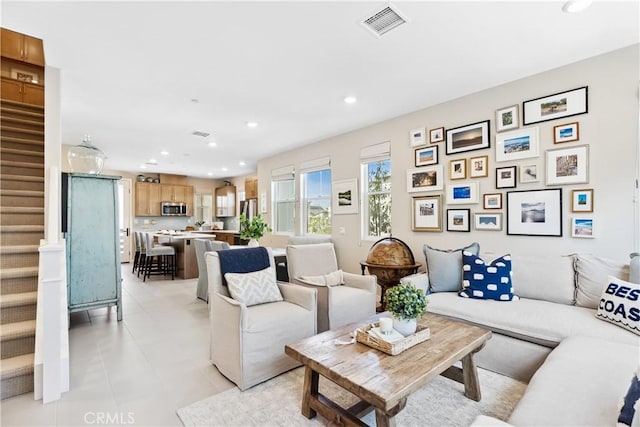 780 Stirrup, Rancho Mission Viejo, CA 92694 - living room with stairs and recessed lighting