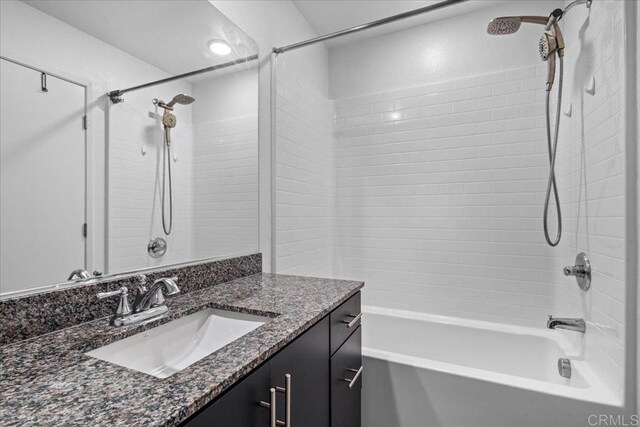 5265 Beachfront Cove St Unit 167, San Diego, CA 92154 - bathroom featuring vanity and shower / washtub combination