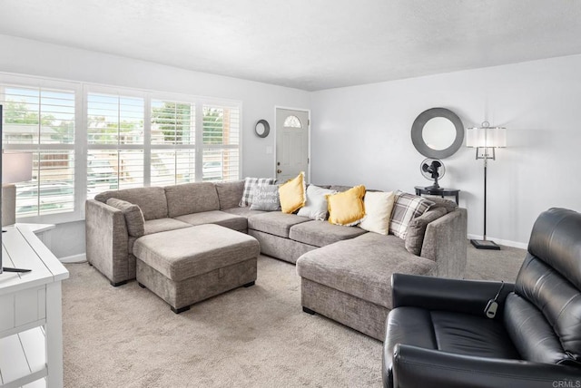 2842 E 18th St, National City, CA 91950 - carpeted living area with baseboards