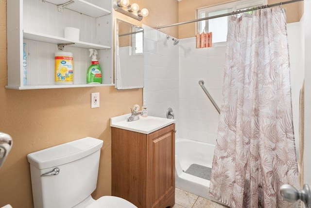 2842 E 18th St, National City, CA 91950 - full bathroom with vanity and shower / bath combination with curtain