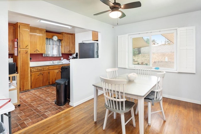 2842 E 18th St, National City, CA 91950 - dining room featuring ceiling fan and plenty of natural light