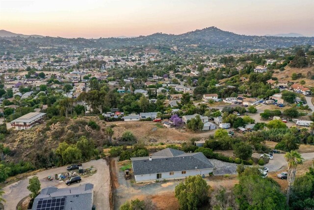 2814 Helix St, Spring Valley, CA 91977 - aerial view of property and surrounding area featuring a mountain backdrop