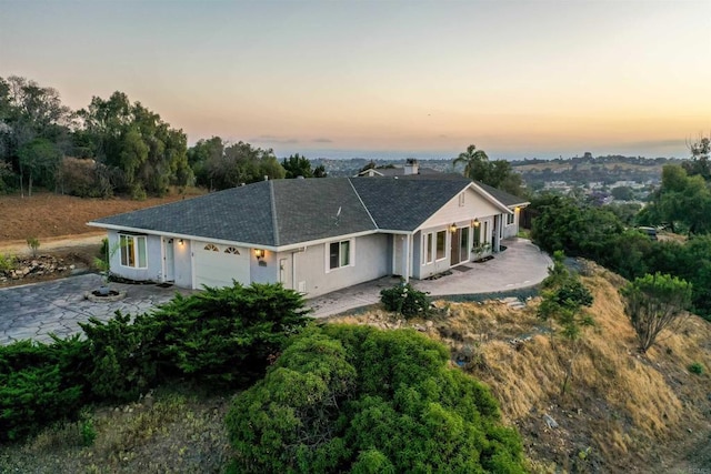 2814 Helix St, Spring Valley, CA 91977 - view of front of home featuring roof with shingles and stucco siding