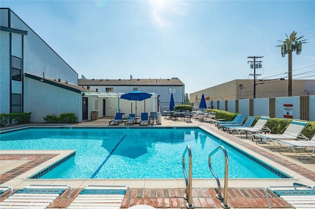 20821 E Calora St Unit E1, Covina, CA 91724 - community pool featuring a patio