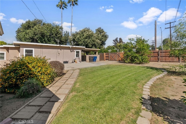 3604 Cortez St, Riverside, CA 92504 - view of yard with a gate and a patio