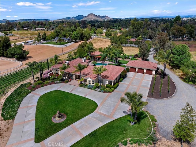 36090 Monte De Oro Rd, Temecula, CA 92592 - view from above of property with mountains
