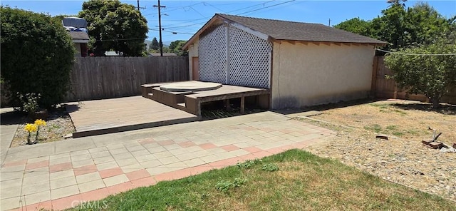 509 N 3rd St, Lompoc, CA 93436 - fenced backyard featuring a wooden deck