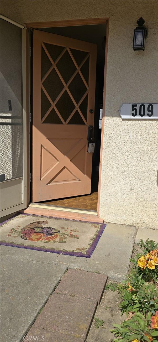 509 N 3rd St, Lompoc, CA 93436 - entrance to property featuring stucco siding
