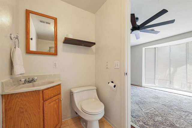 8802 Tyler St, Spring Valley, CA 91977 - bathroom featuring vanity and a ceiling fan