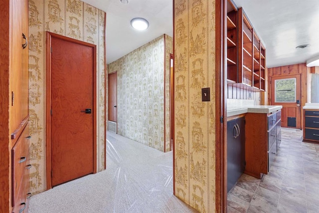 8802 Tyler St, Spring Valley, CA 91977 - hall featuring wallpapered walls