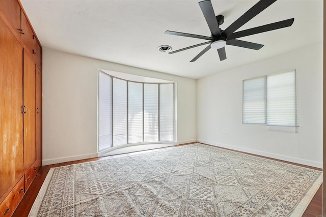 8802 Tyler St, Spring Valley, CA 91977 - unfurnished room with ceiling fan and wood finished floors