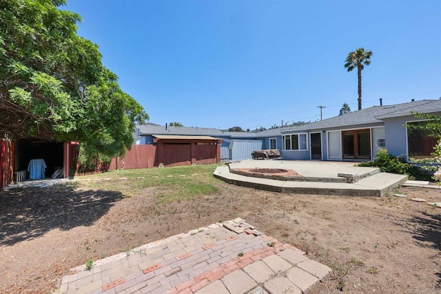 8802 Tyler St, Spring Valley, CA 91977 - view of yard with a patio and an outdoor fire pit