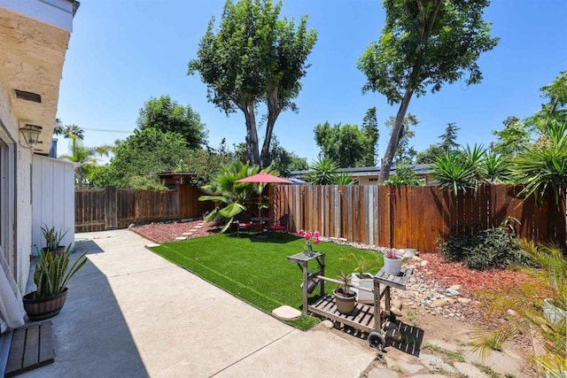 8802 Tyler St, Spring Valley, CA 91977 - fenced backyard with a patio