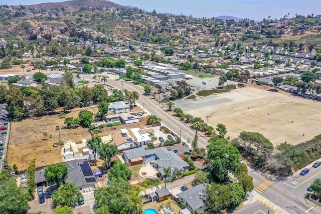 8802 Tyler St, Spring Valley, CA 91977 - aerial view of property's location featuring a mountainous background