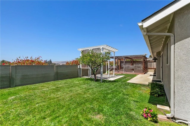 662 January St, Nipomo, CA 93444 - fenced backyard featuring a pergola and a patio