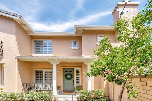 6 Camino Celeste, San Clemente, CA 92673 - view of exterior entry featuring stucco siding