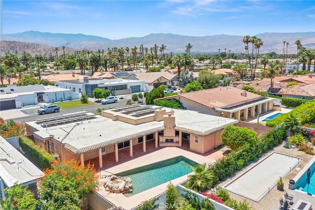 75406 Montecito Dr, Indian Wells, CA 92210 - aerial perspective of suburban area with mountains