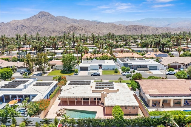 75406 Montecito Dr, Indian Wells, CA 92210 - aerial perspective of suburban area featuring a mountainous background