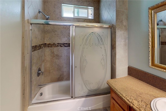 2372 W 29th Pl, Los Angeles, CA 90018 - full bathroom with vanity and bath / shower combo with glass door