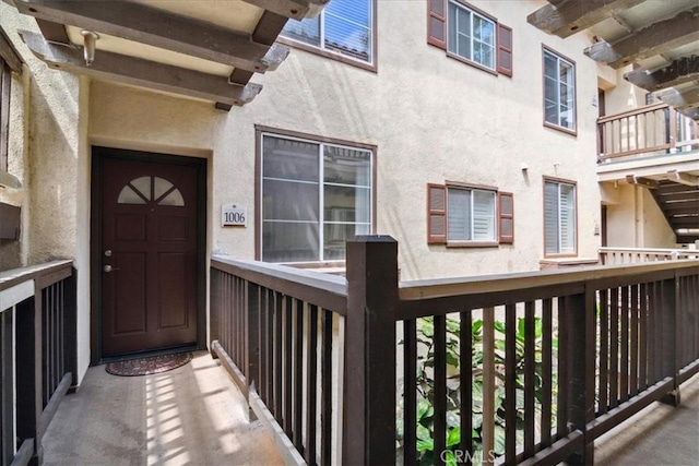 2960 Champion Way Unit 1006, Tustin, CA 92782 - property entrance with stucco siding