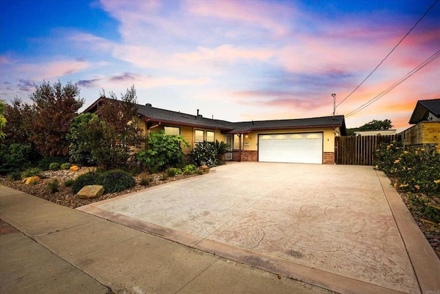 5530 Heidi St, La Mesa, CA 91942 - single story home featuring a garage and concrete driveway