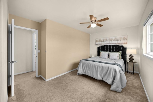 5530 Heidi St, La Mesa, CA 91942 - bedroom featuring carpet flooring and a ceiling fan