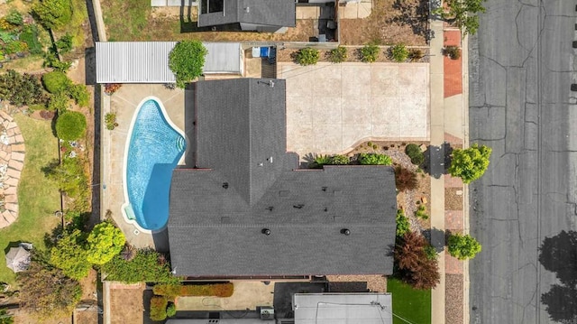 5530 Heidi St, La Mesa, CA 91942 - drone / aerial view of a pool