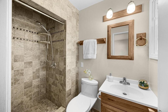 5530 Heidi St, La Mesa, CA 91942 - bathroom with vanity and tiled shower