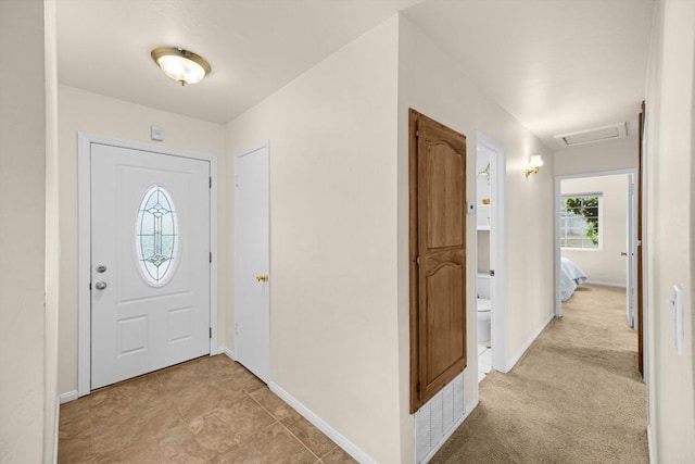 5530 Heidi St, La Mesa, CA 91942 - foyer with baseboards