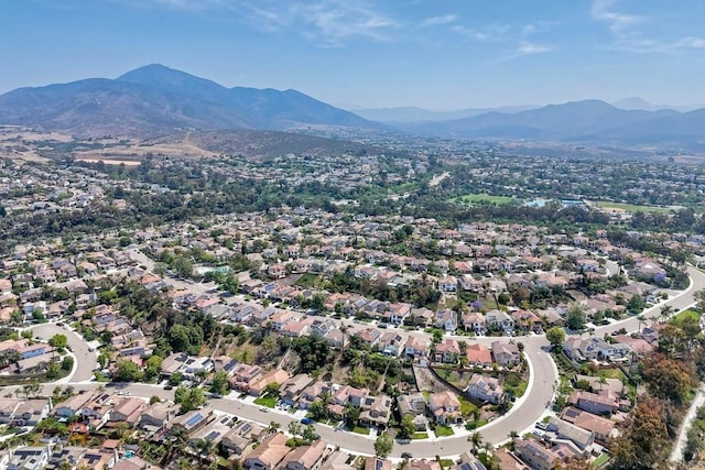 756 River Rock Rd, Chula Vista, CA 91914 - aerial view of property and surrounding area featuring mountains and nearby suburban area