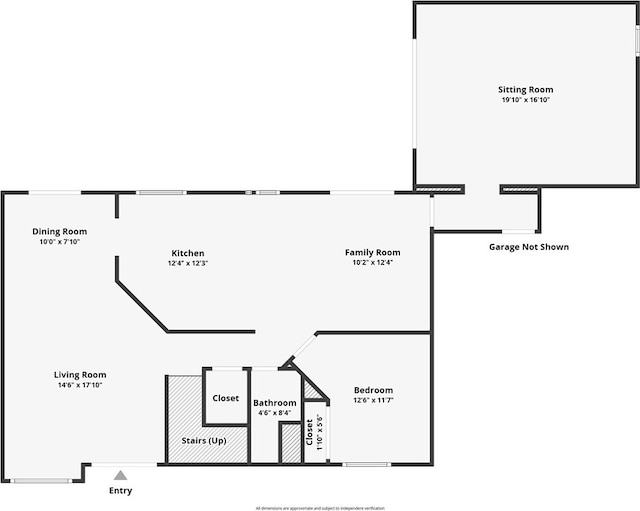 136461/2 Dronfield Ave, Sylmar, CA 91342 - view of floor plan / room layout