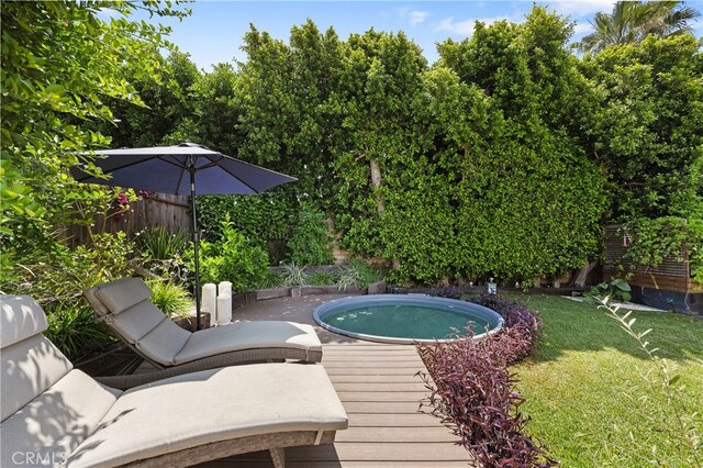 136461/2 Dronfield Ave, Sylmar, CA 91342 - view of wooden terrace