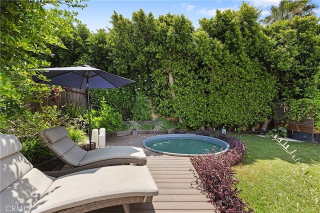 136461/2 Dronfield Ave, Sylmar, CA 91342 - view of deck