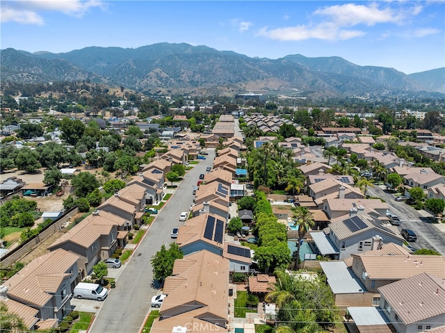 136461/2 Dronfield Ave, Sylmar, CA 91342 - aerial view of residential area with a mountain backdrop