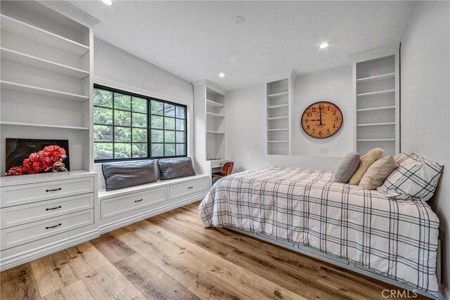 3735 Division St, Los Angeles, CA 90065 - bedroom with light wood finished floors and recessed lighting