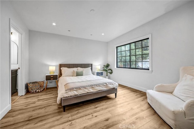 3735 Division St, Los Angeles, CA 90065 - bedroom with light wood-style floors and recessed lighting