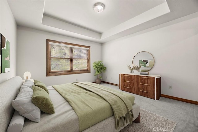 7580 E Martella Ln, Anaheim Hills, CA 92808 - bedroom with light carpet and a raised ceiling