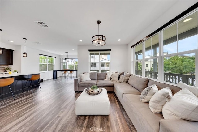 23 Vasto St, Rancho Mission Viejo, CA 92694 - living room with wood finished floors and recessed lighting