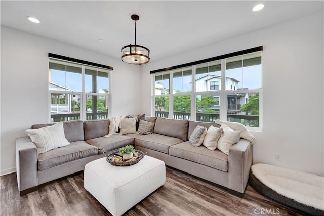 23 Vasto St, Rancho Mission Viejo, CA 92694 - living room with wood finished floors and recessed lighting