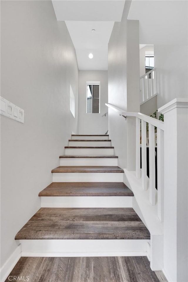 23 Vasto St, Rancho Mission Viejo, CA 92694 - staircase with wood finished floors