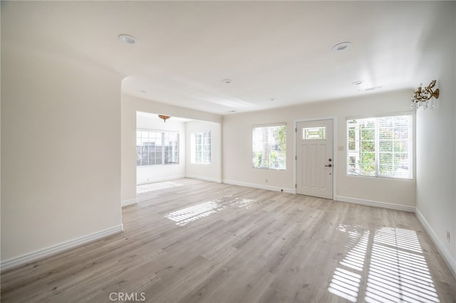 1038 N Columbus Ave, Glendale, CA 91202 - entrance foyer featuring light wood-style floors and recessed lighting